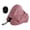 Red, variant on OIUR Travel Neck Pillow with Hood Memory Foam U-shaped Pillow with Adjustable Drawstring Breathable Neck Cushion for Airplane Car Long Flights Road Trips