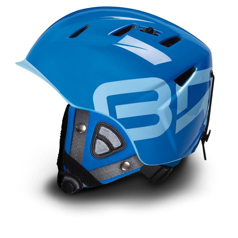 Briko 10.0 Contest Ski Helmet Big Air Blue with Contest Ears Size Large 59-60 by SOGEN SPORTS INC.