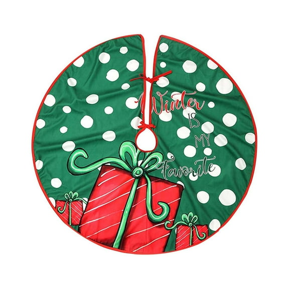 LYCAQL Christmas Tree Skirt 36 inch Christmas Tree Base with Santa Claus Cushion Plush Christmas Decorations With Festive Home Decorations For Christmas Parties Christmas Tree Collar