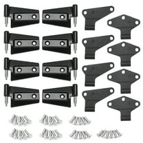 Body Door Hinge Replacement Set Powder Coat 16pcs For Jeep Wrangler JK 07 08-18