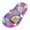 Purple, variant on PINQI Little Child Flashing Lights Summer Slippers Cute Animal 𝐂artoon Indoor Outdoor Home Sandals Kid Toddler Shoes