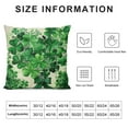 thumbnail image 5 of Nawypu  Happy ST Patricks Day Peace Love Lucky Throw Pillow Covers,  Clover Stripes Decoration for Sofa Couch Set of, 5 of 5