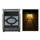 thumbnail image 1 of Montura de pared Luces de cerco Alimentado por energía solar 2 LED Sensor de luz Impermeable Eccomum Luces de valla, 1 of 7
