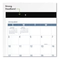 thumbnail image 2 of "Easy-to-Read Monthly Desk Pad, 22 x 17, White/Blue Sheets, Black Binding, Clear Corners, 12-Month (Jan to Dec): 2023 | Bundle of 10 Each", 2 of 4