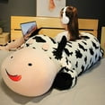 thumbnail image 2 of 80-120cm Giant Lying Cow Plush Pillow Soft Stuffed Animal Cattle Plush Toys for Children Kawaii Baby Doll Girls Birthday Gift, 2 of 6