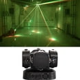 thumbnail image 4 of Jacmui 4-Heads DJ Lighting Stage Mount LED Moving Head Beam Red Green Laser, 4 of 6