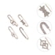 thumbnail image 4 of 4 unids suéter broches ropa Rhinestone Pasas de pecho ropa decoración accesorios, 4 of 5