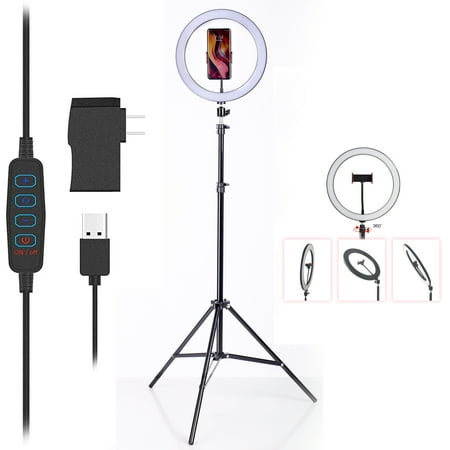 UPC: 0817802016081 | Technical Pro Live Light Social Media Broadcast Kit W/ 12  LED Selfie Ring Light  flexible Cell Phone Holder & Tripod  3 Lighting modes  10 Dimming Lighting Levels  Ideal for Photos  Videos & Makeup