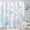 Seashell, variant on Sea Turtle Shower Curtain for Bathroom Teal Blue Ocean Beach Coastal Decorative Bath Curtain 72 x 72 Inch Polyester Fabric Waterproof Bathroom Curtain with 12 Hooks