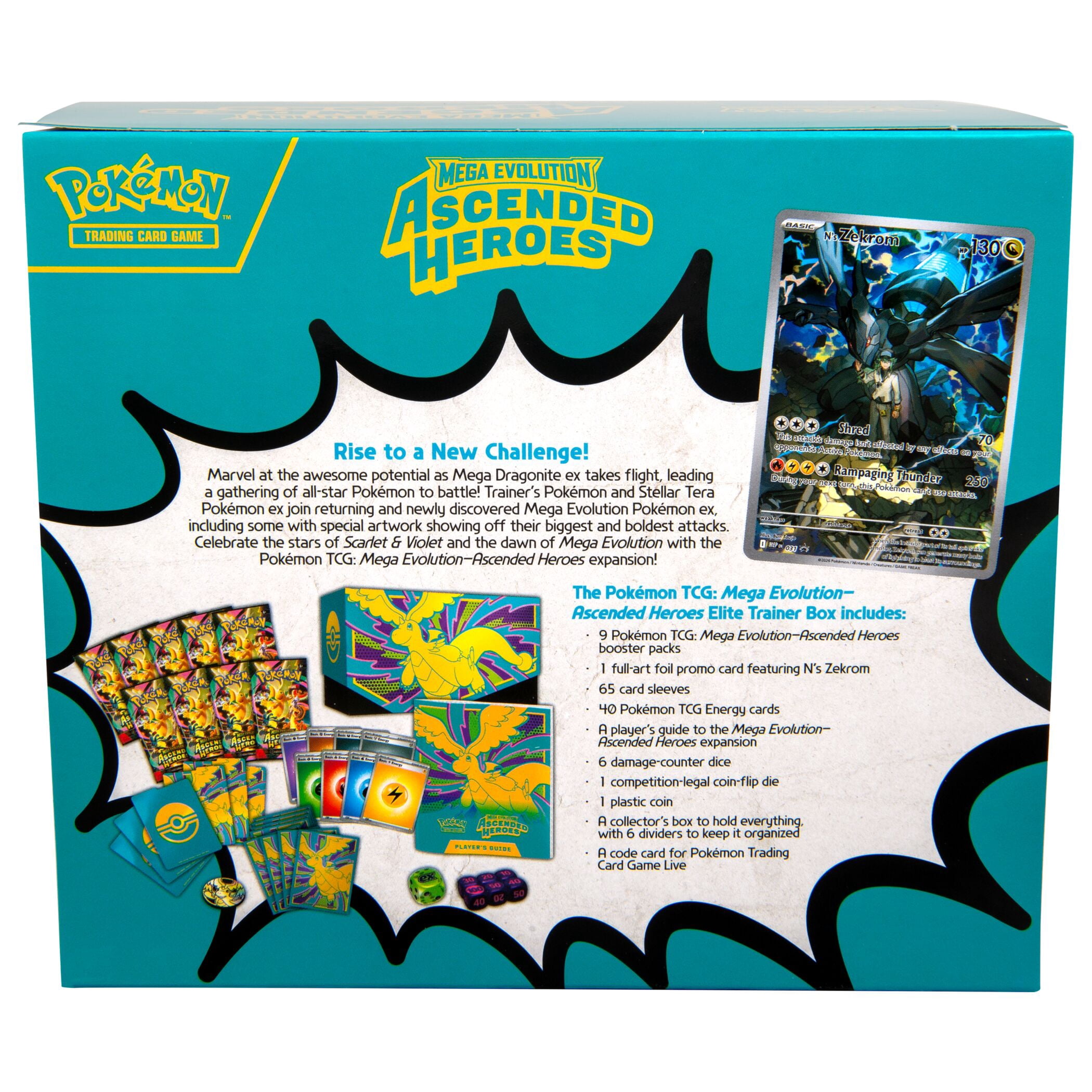 Pokemon TCG: Mega Evolution Ascended Heroes Elite Trainer Box