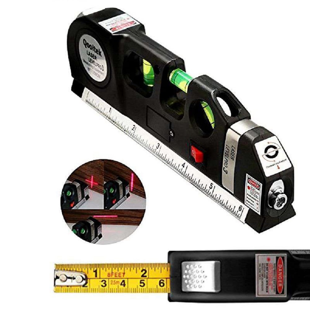 Laser level guide leveler straight project line spirit level tool hang picture+G 