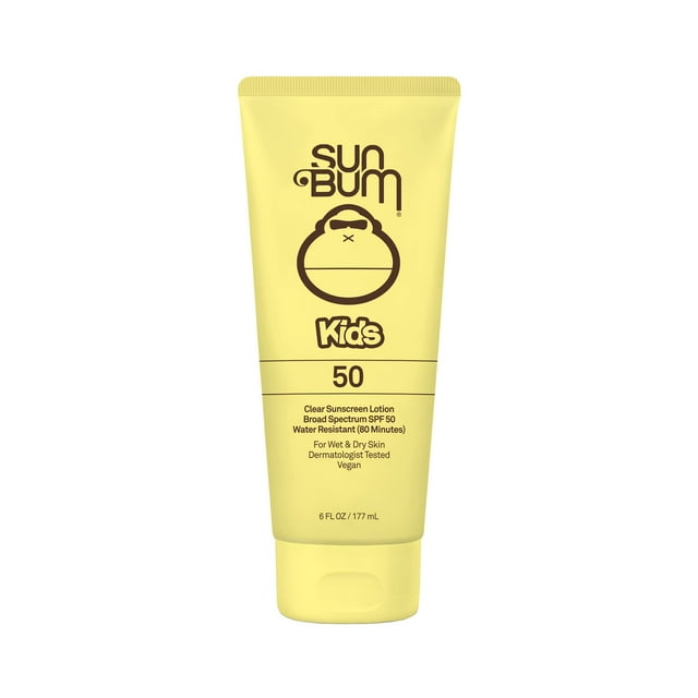 Protector solar Sun Bum Kids, loción transparente SPF 50, 177 ml