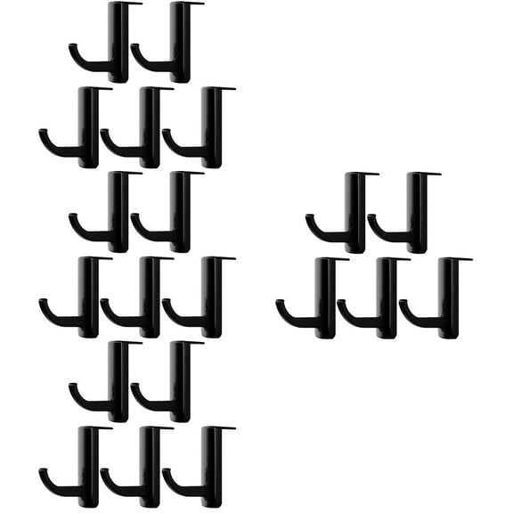 20 PCS Headphone Hook Headset Holder Stand Hanger Heavy Duty Clothes Rack Desk for