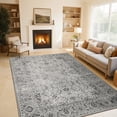 thumbnail image 4 of 9x12 Area Rugs Living Room Rug Washable Vintage Boho Rug No Slip Stain Resistant Soft Carpet Large Carpets for Bedroom Dining Room Farmhouse Hallway Home Office, 4 of 8
