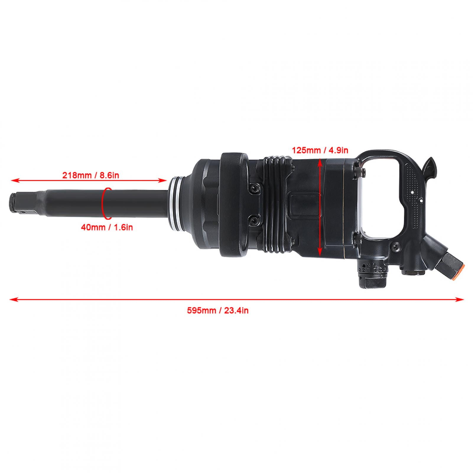 Vomeko KP-549 Air Impact Wrench - 1 Inch Drive, Large Torsion Impact Wrench，Heavy-Duty Pneumatic Wrench for Industrial Use, High Torque Air Wrench 5000 RPM Pneumatic Impact Wrench - Durable \u0026 Powerful Tool