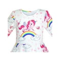 thumbnail image 4 of Girls Dress Unicorn Rainbow Long Sleeve Casual Dress 3 Years, 4 of 6