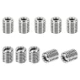 thumbnail image 1 of PATIKIL Adaptateurs de Filetage Manchon Écrou Réducteur, 10 Pcs M12*1.75 Mâle à M6*1 Femelle Écrou de Réparation Vis Réducteur Conversion Acier Inoxydable Fixation 15mm, 1 of 7
