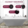 thumbnail image 4 of Tina Baño Fibra Vidrio Premium Bañera Lujo Rectangular 280l 172x77x62 Cm, 4 of 5