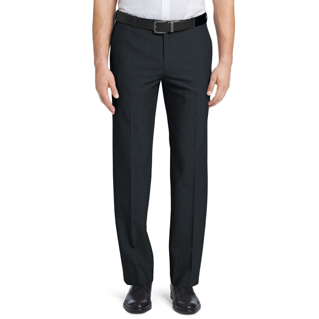 Van Heusen Mens Flex Slim-Fit No-Iron Dress Pants Stretch Fit Multi Color/Sizes 