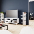 thumbnail image 3 of Librero Minimalista Atlas Home Blanco 100 X 39 X 25 Cm Fit, 3 of 5