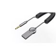 thumbnail image 2 of Deckon Receptor Bluetooth V5.0, conector auxiliar de 3,5 mm y adaptador USB Adaptador de audio inalámbrico con micrófono incorporado para altavoz de automóvil y transmisión de música (gris) Kuyhfg Bienvenido a Kuyhfg, 2 of 4
