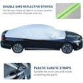 thumbnail image 4 of Car Snow Cover, Half Car Cover Sedan Waterproof All Weather, Winter Car Windshield Cover for Ice and Snow, Frost Guard Windshield Cover Universal Fit for Most Cars (Sedan), 4 of 13