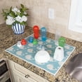 thumbnail image 2 of SussexHome 24 x 18 x 0.25 Inches Large Dish Drying Mat for Kitchen Counter - Super-Absorbent Washable Cotton Large Baby Bottle Dryer Pad - Highly Absorbent Ultra-Thin Dish Drying Pad, 2 of 6