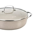 thumbnail image 2 of Korkmaz Granita 2.5 Liter Aluminum Nonstick Low Casserole with Lid in Tan, 2 of 5