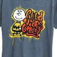 thumbnail image 3 of Peanuts - Good Vibes Only - Women's Short Sleeve Graphic T-Shirt, 3 of 6