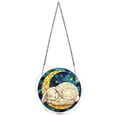 thumbnail image 2 of WEGFTDUOP Sun Catcher Acrylic Puzzles Suncatcher Window Hanging 7.4 Inch Catcher Puzzle Garden Decoration For Women Men Mom Birthday Gift Home Decor Stained Glass Window Hanging, 2 of 7