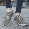 thumbnail image 2 of DLWKIPV Minimalist Barefoot-Style Sneakers - Breathable Knit Wide Toe Box Shoes for Daily Walking & Casual Wear (GRAY,8), 2 of 6