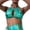 Green, variant on Tank Top for Women Tie Neck Sleeveless Party Clubwear Dance Shows Holographic Shiny Sparkly Rave Tops for Concerts & Parties Shine Outfits