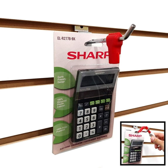 Anti Theft Hook Lock with Magnetic Key, Retail Security Hook Stop, 2 Keys & 50 Hook Locks