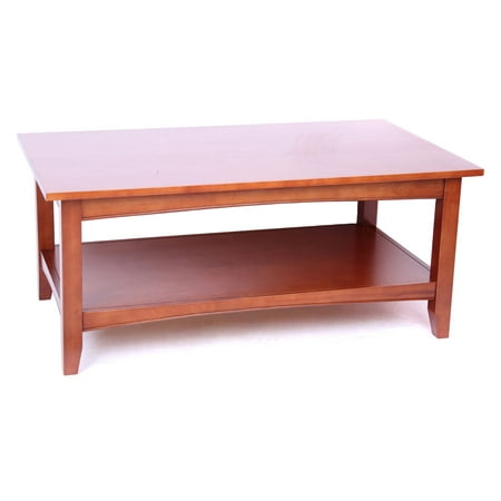 42u0022 Shaker Cottage Wide Coffee Table Cherry - Alaterre Furniture