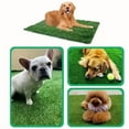 thumbnail image 5 of 1pc Pet Lawn Mat Artificial Grass Mat Dog Grass Mat Dog Urine Grass Mat Washable and Reusable Dog Litter Mat Pet Products, 5 of 7