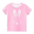 thumbnail image 4 of TFEOQRY Children Boys Girls Blouses Shirts Fashion Cute Round Neck Print Short Sleeve Top, 4 of 5