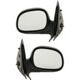 thumbnail image 4 of For 98-02 Expedition Rear View Mirror Power Non-Heat w/o Signal Chrome PAIR SET, 4 of 5