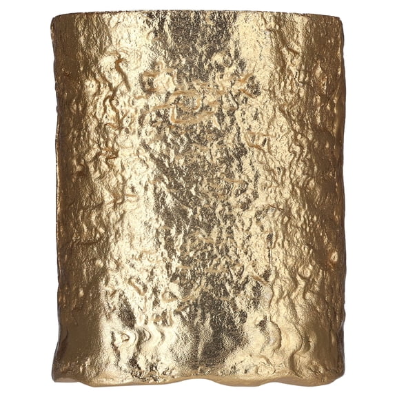 Large Metal Christmas Pillar Candle Holder, Rustic Gold, 5", by Holiday Time