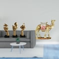 thumbnail image 2 of Estatuas de resina de pensadores y figuras de camellos. Esculturas de arte abstracto para estantería de oficina, sala de estar, entrada o decoración d, 2 of 8