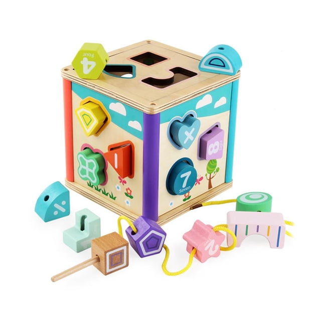Vogacara Caja de inteligencia a juego con forma multifunción, juguetes de ensamblaje, bloques de construcción educativos para la primera infancia para Juguetes Educativos No.1 Vogacara FN003401-01