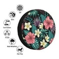 thumbnail image 4 of Kdxio Spare Tire Cover for RV Trailer, Waterproof Wheel Cover,Camper Spare Tire Cover Fit for Rv SUV Truck Travel Trailer 15 inch-Green Tropical Leaves, 4 of 8