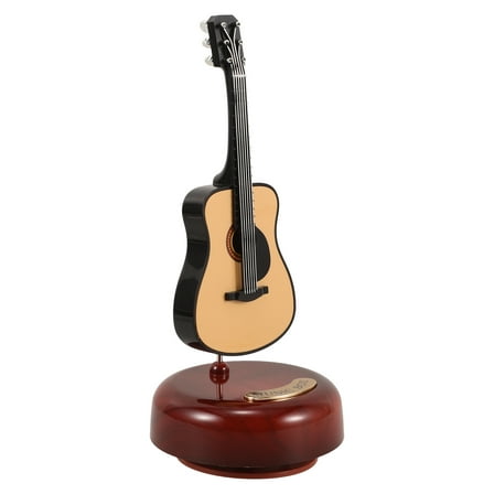 WEUVEB 1 Set Mini Guitar Shaped Music Box for Family and Friends