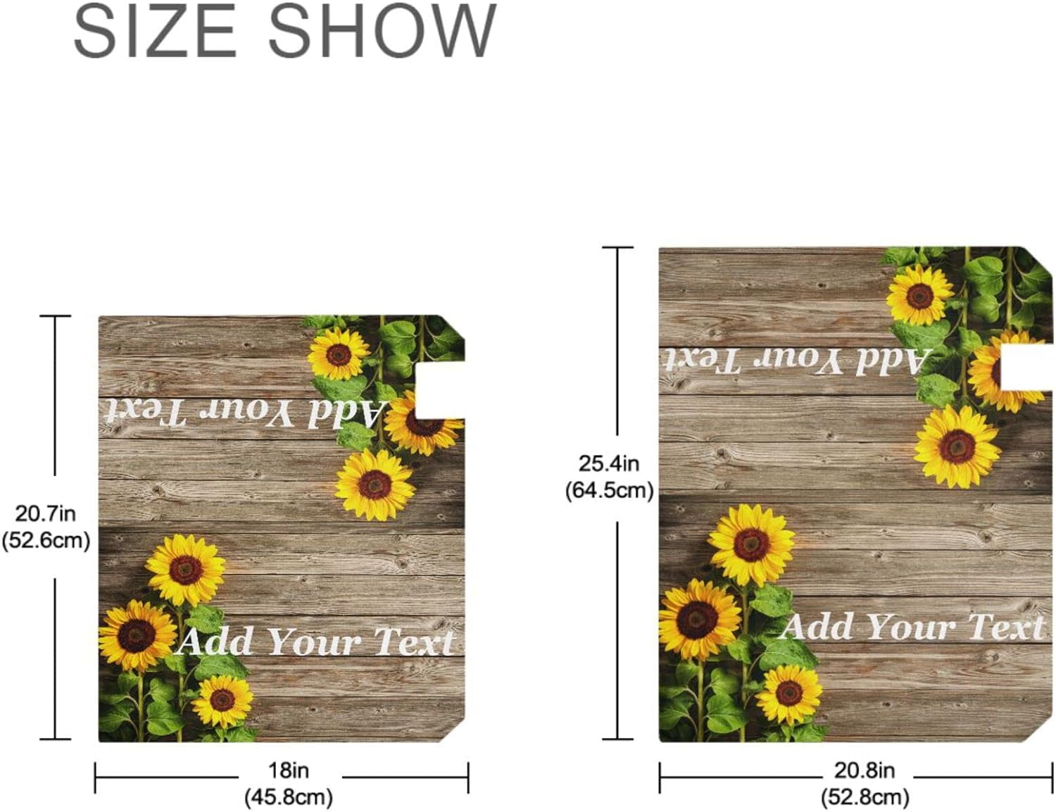 Custom Sunflowers Mailbox Covers Magnetic Spring Summer Autumn Mailbox Cover Standard Size 18" X 21" Personalized Mailbox Wraps Post Letter Box Cover Garden Decorations