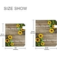 thumbnail image 3 of Custom Sunflowers Mailbox Covers Magnetic Spring Summer Autumn Mailbox Cover Standard Size 18" X 21" Personalized Mailbox Wraps Post Letter Box Cover Garden Decorations, 3 of 6
