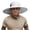 Light Gray, variant on sususu Sun Hat Wide Brim Sun Protection Hat Outdoor Unisex Bucket Hats for Hiking Beach Fishing Black