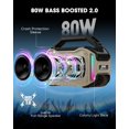 thumbnail image 2 of Parlante Bluetooth ANCOON 80W resistente al agua, 20 h de reproducción, TWS, 2 of 7