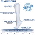 thumbnail image 4 of Compression Socks for Women & Men Circulation (8 Pairs)15-20 mmHg is Best Support for Athletic Running Cycling, 4 of 7