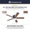 thumbnail image 2 of Prominence Home Alvina 44 Inch Indoor LED Ceiling Fan with Light and Pull Chain, Bronze, 2 of 9
