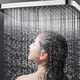 thumbnail image 3 of 12 Inch High Pressure Top Spray Rain Shower Head Larger Flow Rainfall Shower Heads Rainfall Showerhead-Gray, 3 of 5