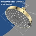 thumbnail image 4 of 5-Mode High  Shower  - The Washington , NBC News, Today TV Show Recommended - High  Fixed Showerheads (6 Inch ), 4 of 7